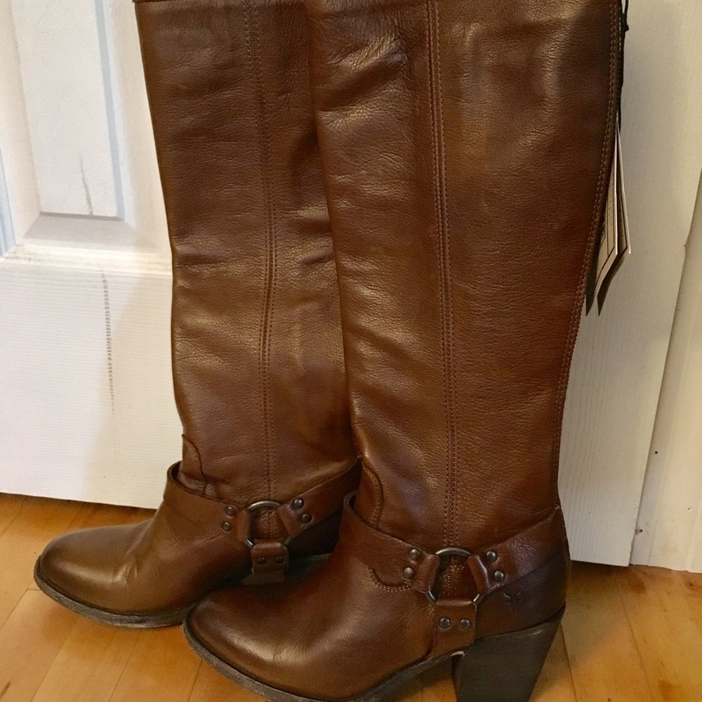 Knee high Frye boots- never worn
